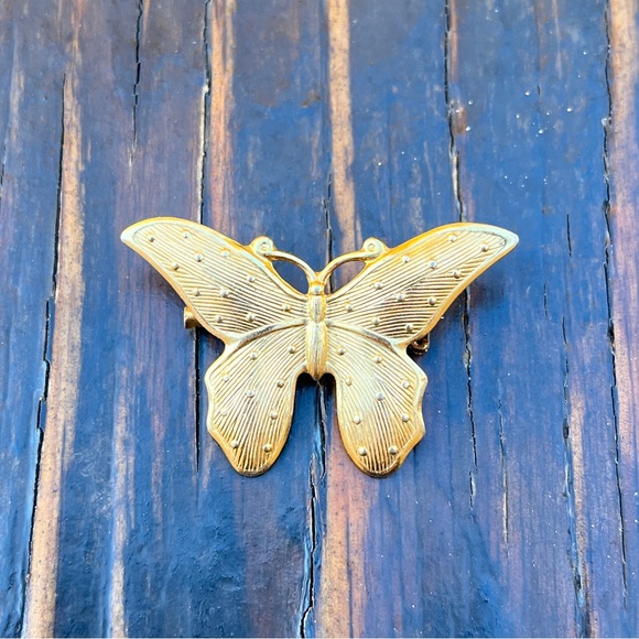 Jewelry - 5/$25 💘 Vintage Lightweight Butterfly Pin